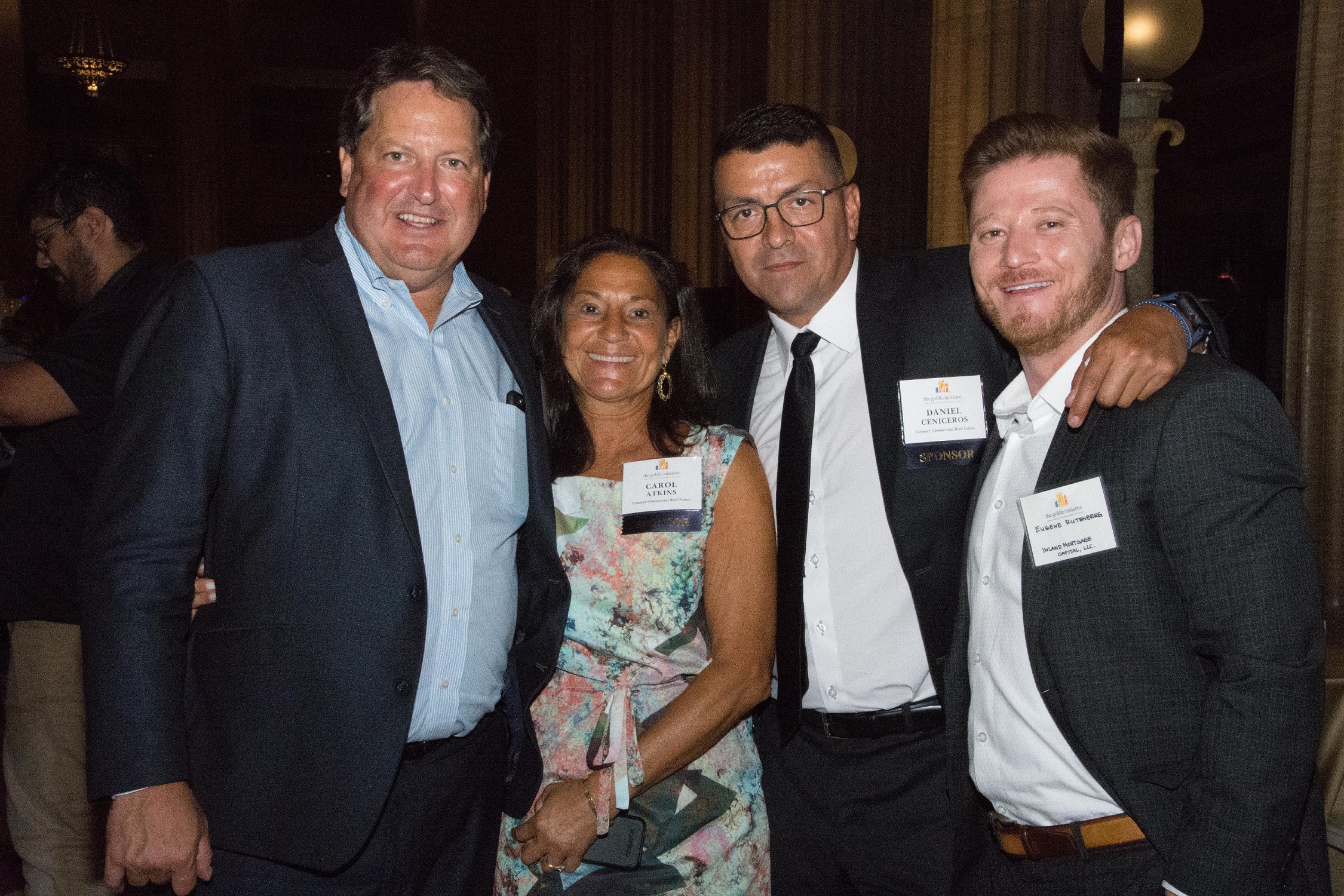 Art Rendak and Eugene Rutenberg attended the 2019 Goldie Gala celebrating women leaders in the real estate industry.